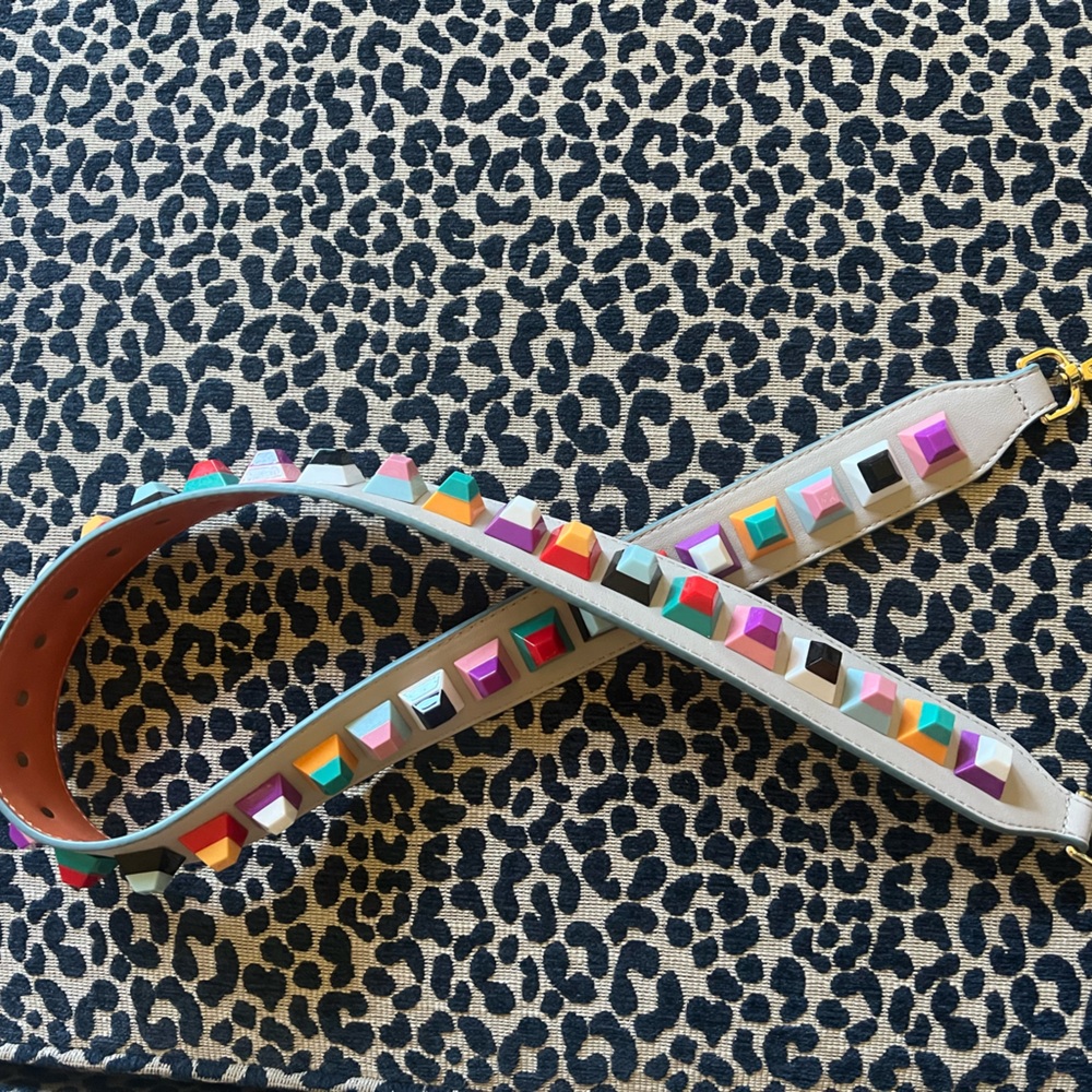 Colorful Studded Crossbody Bag Strap